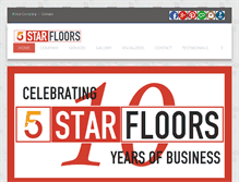 Tablet Screenshot of 5starfloor.com